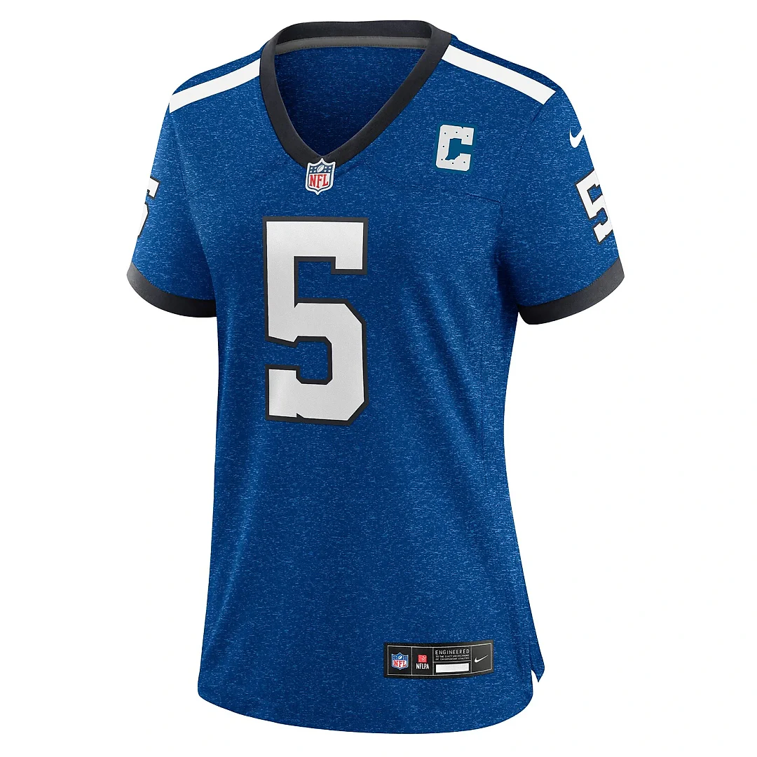Zennovawear Anthony Richardson Sr. Indianapolis Colts Women's Indiana Nights Alternate Game Jersey - Royal