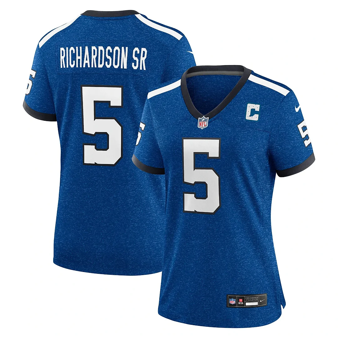 Zennovawear Anthony Richardson Sr. Indianapolis Colts Women's Alternate Indiana Nights Game Jersey - Royal