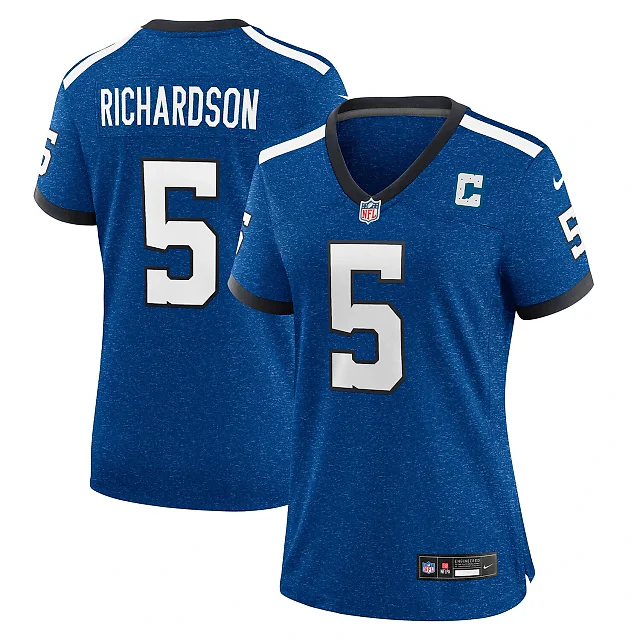 Zennovawear Anthony Richardson Sr. Indianapolis Colts Women's Indiana Nights Alternate Game Jersey - Royal