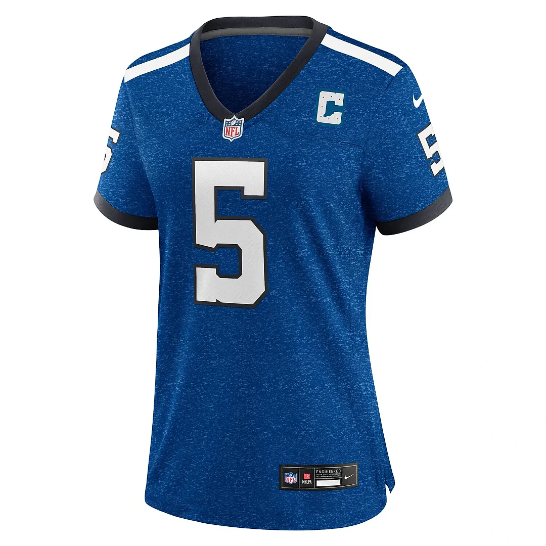 Zennovawear Anthony Richardson Sr. Indianapolis Colts Women's Alternate Indiana Nights Game Jersey - Royal