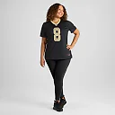 Zennovawear Archie Manning New Orleans Saints Women's Game Retired Player Jersey - Black