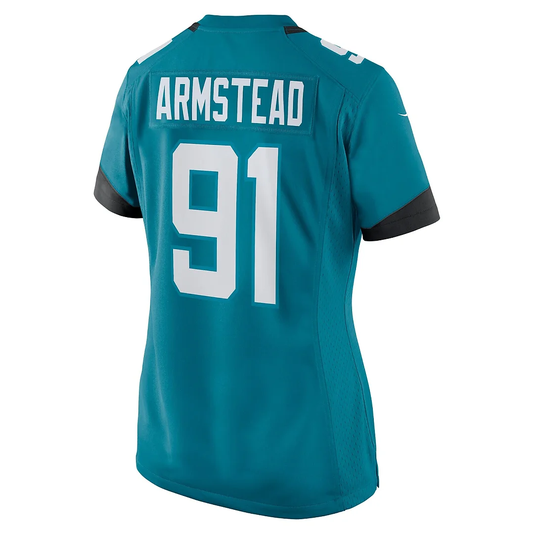Zennovawear Arik Armstead Jacksonville Jaguars Women's Team Game Jersey - Teal