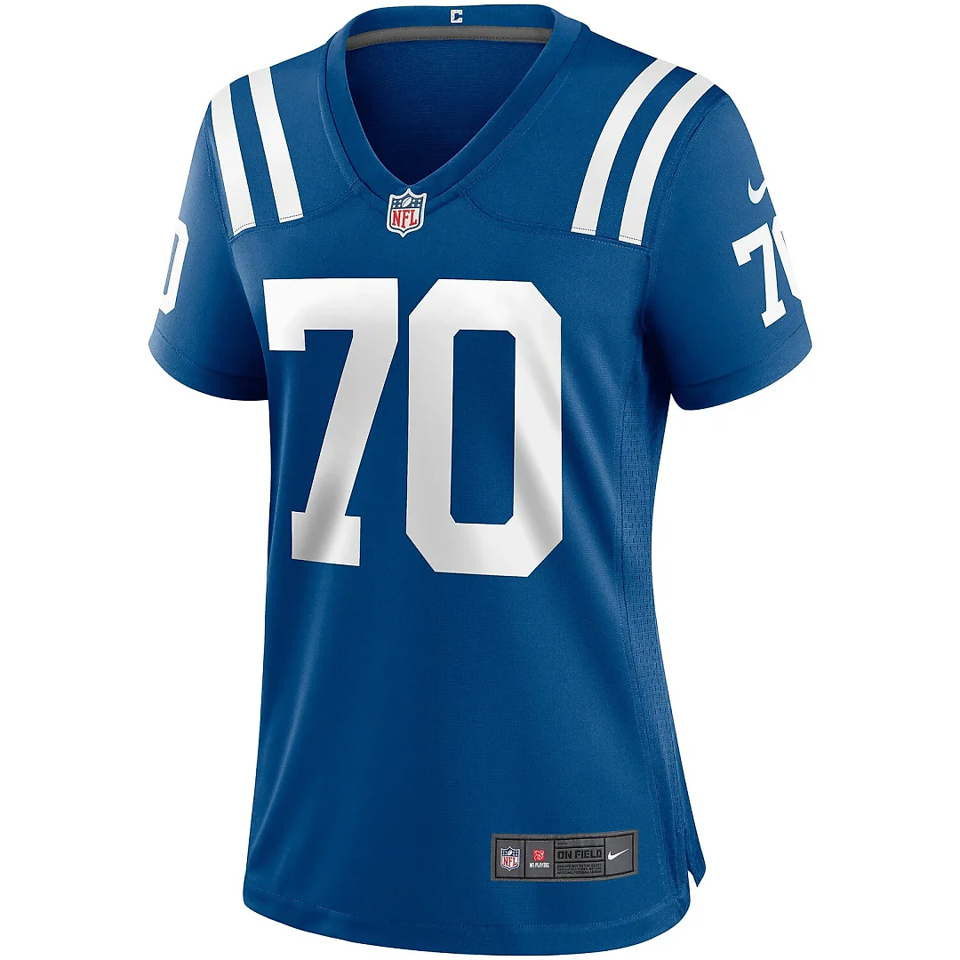 Zennovawear Art Donovan Indianapolis Colts Women's Game Retired Player Jersey - Royal