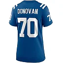 Zennovawear Art Donovan Indianapolis Colts Women's Game Retired Player Jersey - Royal