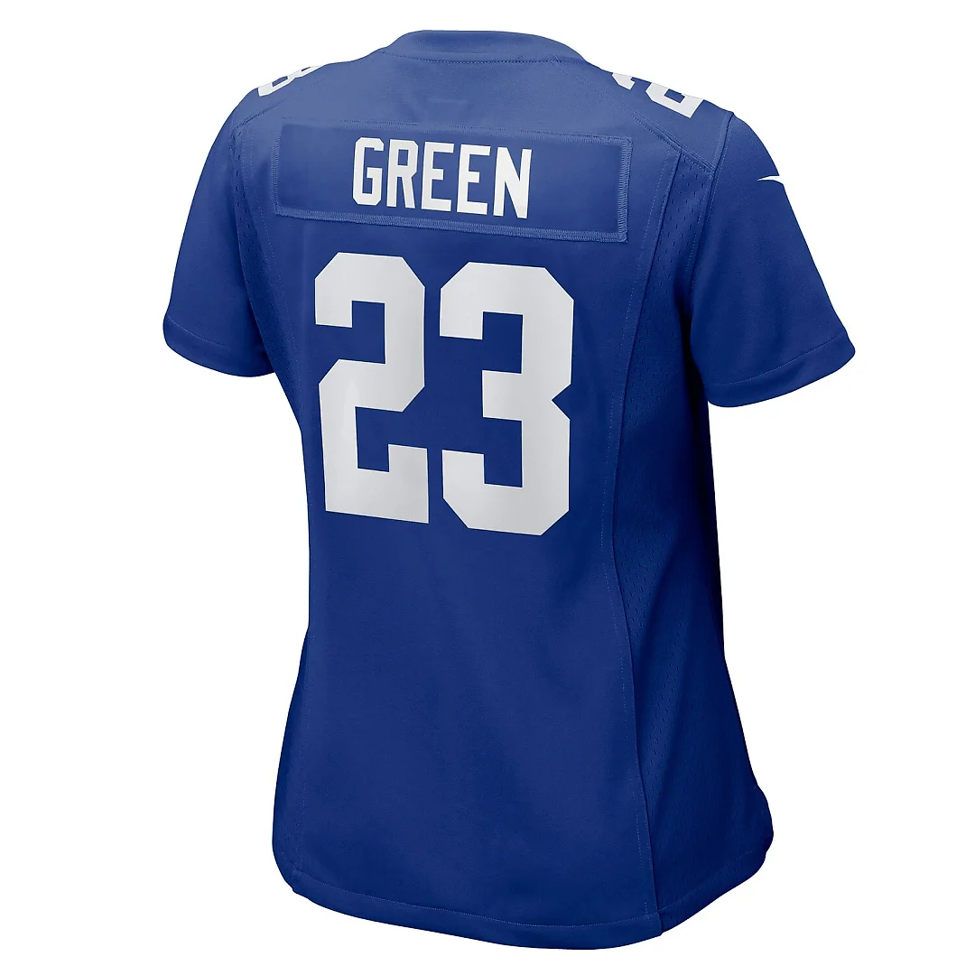 Zennovawear Art Green New York Giants Women's Team Game Jersey - Royal