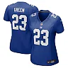 Zennovawear Art Green New York Giants Women's Team Game Jersey - Royal
