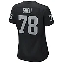 Zennovawear Art Shell Las Vegas Raiders Women's Game Retired Player Jersey - Black