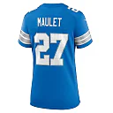 Zennovawear Arthur Maulet Detroit Lions Women's Team Game Jersey - Blue