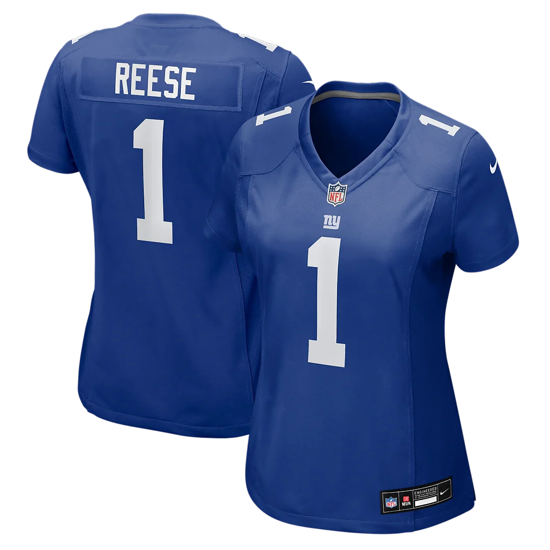 Zennovawear Arvell Reese New York Giants Women's Game Jersey - Royal