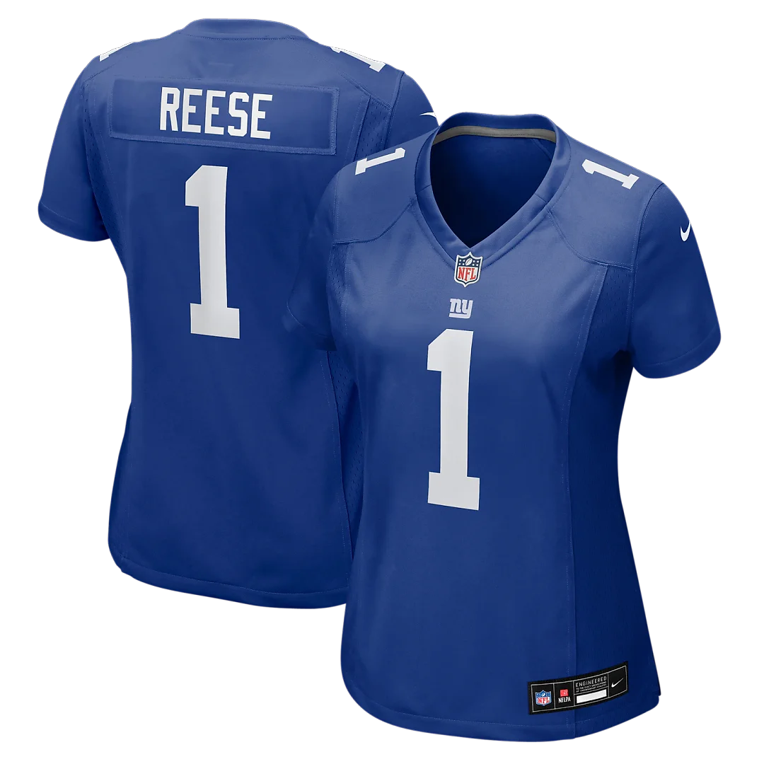 Zennovawear Arvell Reese New York Giants Women's Game Jersey - Royal