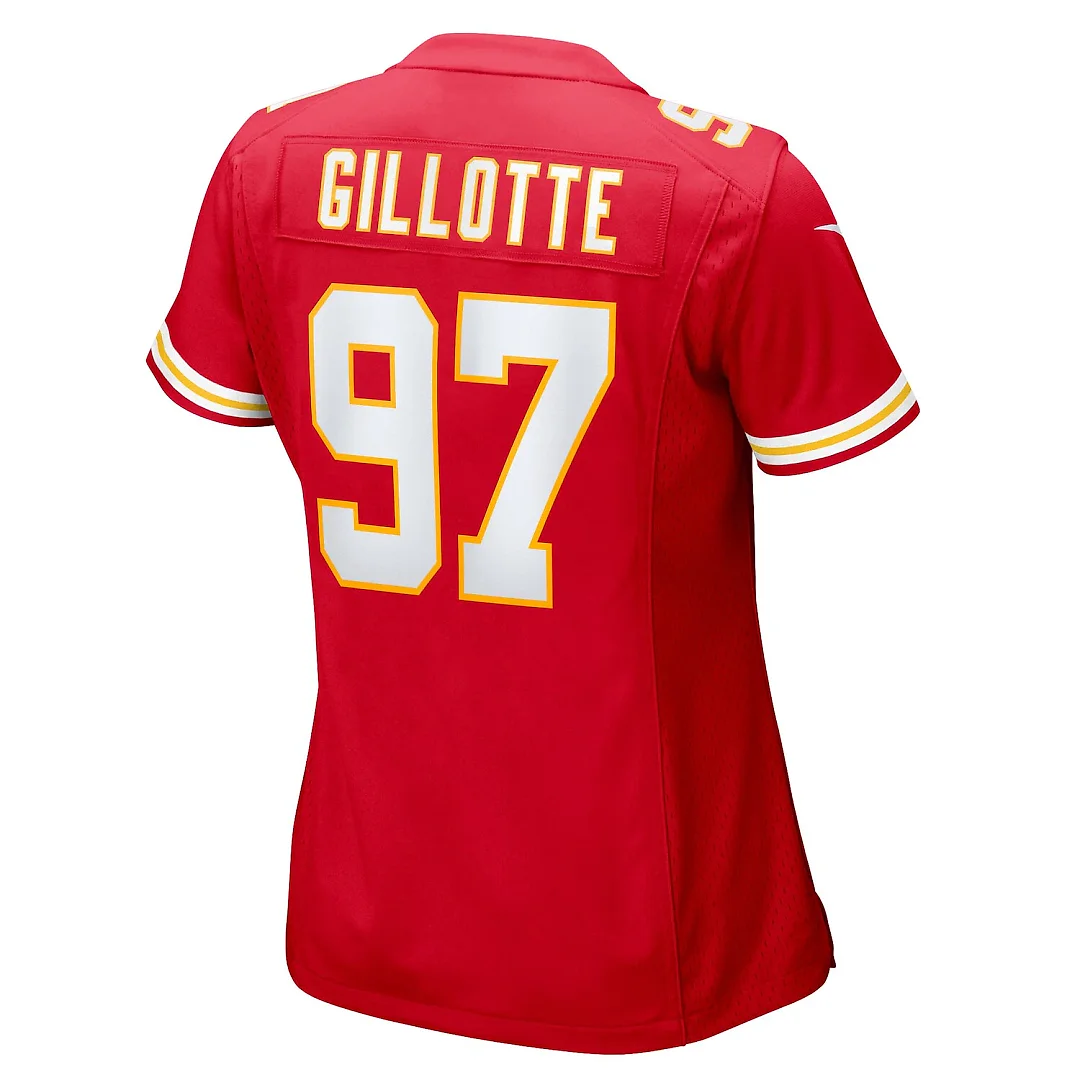 Zennovawear Ashton Gillotte Kansas City Chiefs Women's Team Game Jersey - Red