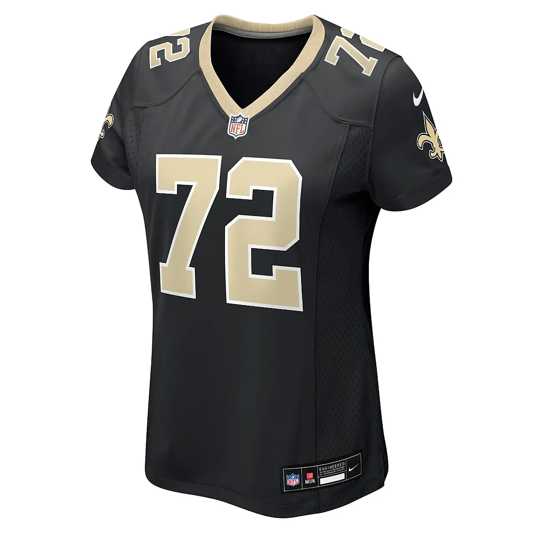 Zennovawear Asim Richards New Orleans Saints Women's Team Game Jersey - Black
