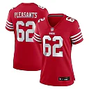 Zennovawear Austen Pleasants San Francisco 49ers Women's Team Game Jersey - Scarlet
