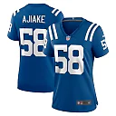 Zennovawear Austin Ajiake Indianapolis Colts Women's Game Jersey - Royal