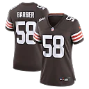 Zennovawear Austin Barber Cleveland Browns Women's Team Game Jersey - Brown