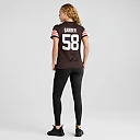 Zennovawear Austin Barber Cleveland Browns Women's Team Game Jersey - Brown