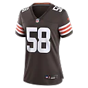 Zennovawear Austin Barber Cleveland Browns Women's Team Game Jersey - Brown
