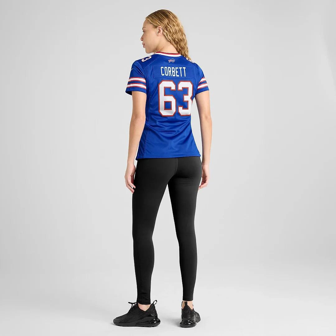 Zennovawear Austin Corbett Buffalo Bills Women's Team Game Jersey - Royal