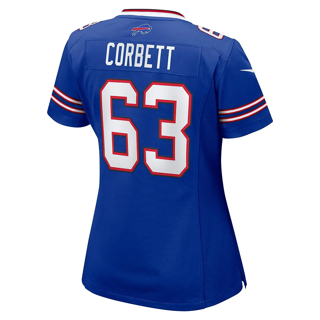 Zennovawear Austin Corbett Buffalo Bills Women's Team Game Jersey - Royal