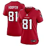 Zennovawear Austin Hooper Atlanta Falcons Women's Team Game Jersey - Red