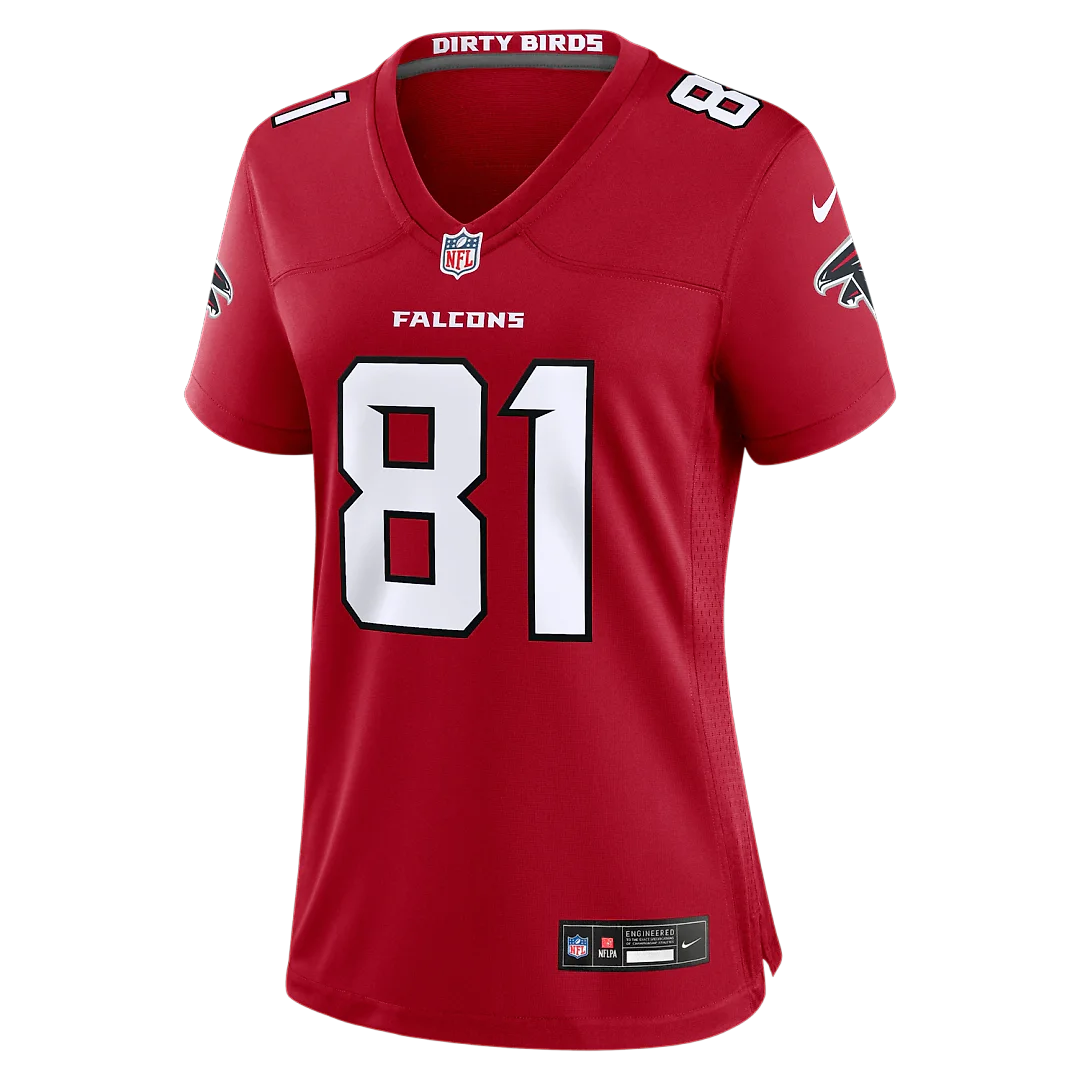 Zennovawear Austin Hooper Atlanta Falcons Women's Team Game Jersey - Red