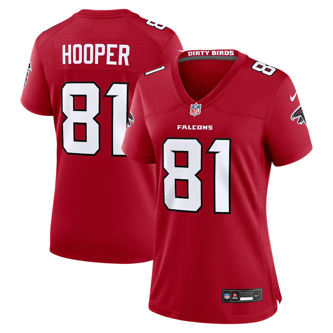 Zennovawear Austin Hooper Atlanta Falcons Women's Team Game Jersey - Red