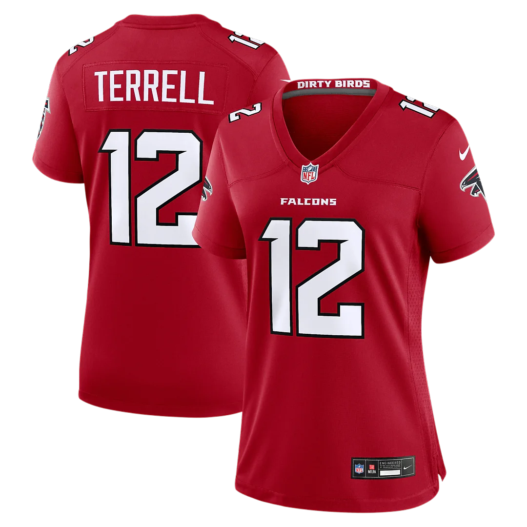Zennovawear Avieon Terrell Atlanta Falcons Women's Team Game Jersey - Red