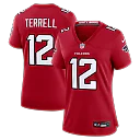 Zennovawear Avieon Terrell Atlanta Falcons Women's Team Game Jersey - Red