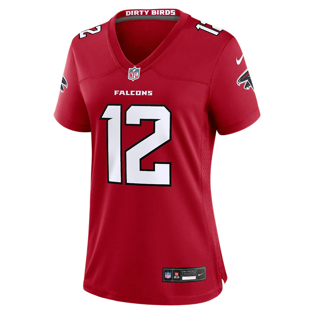 Zennovawear Avieon Terrell Atlanta Falcons Women's Team Game Jersey - Red