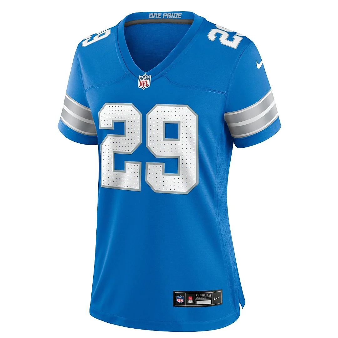 Zennovawear Avonte Maddox Detroit Lions Women's Team Game Jersey - Blue