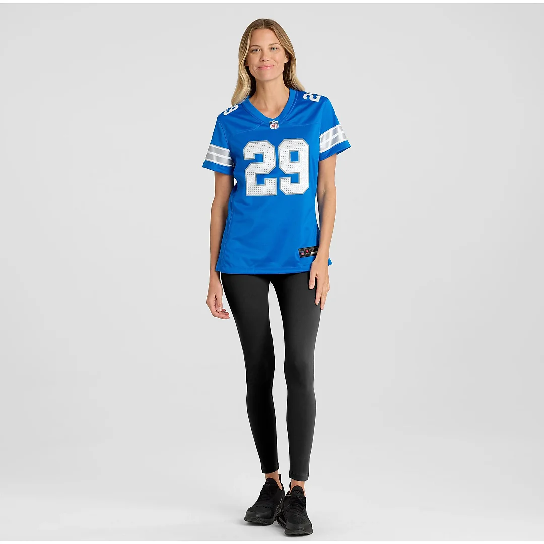 Zennovawear Avonte Maddox Detroit Lions Women's Team Game Jersey - Blue