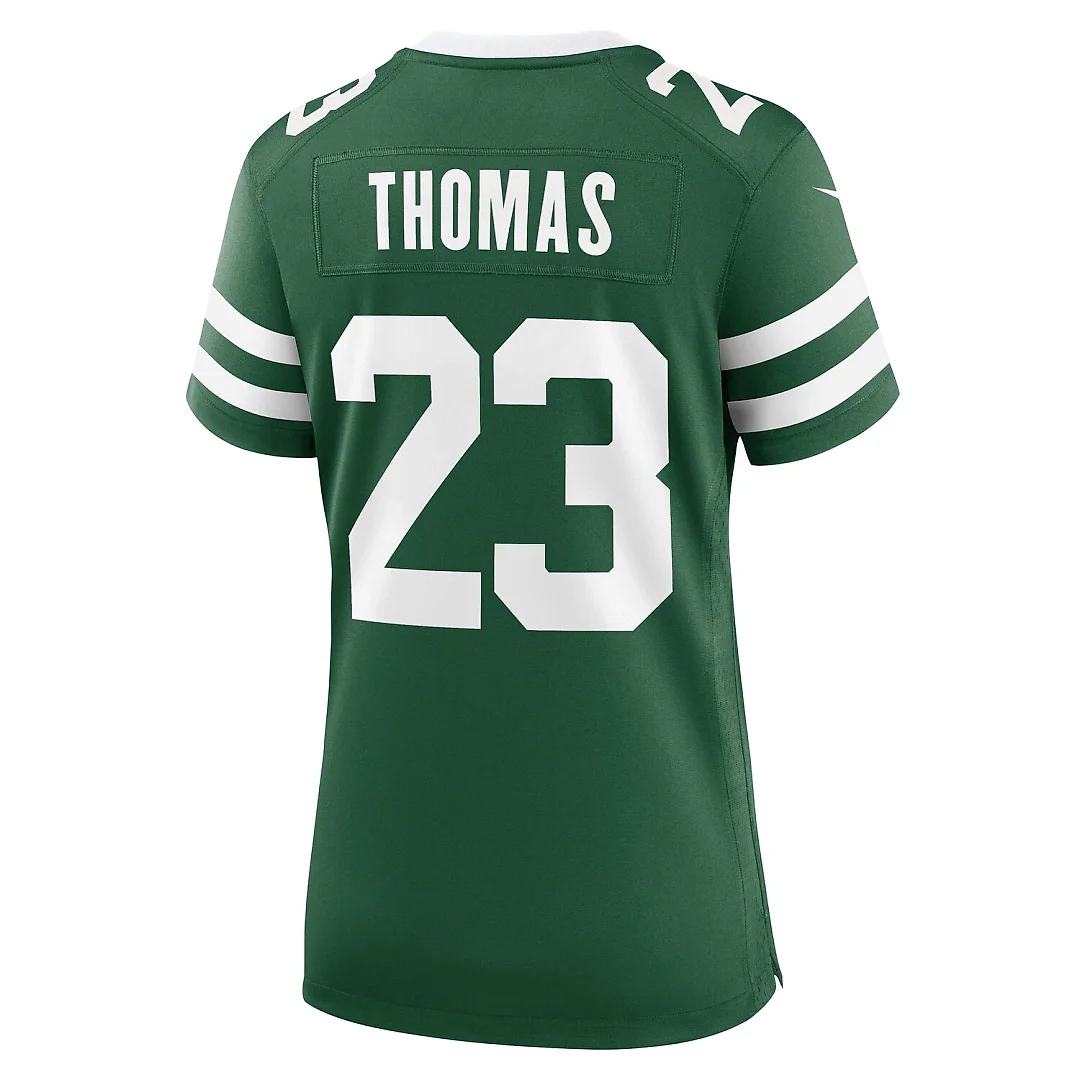Zennovawear Azareye'h Thomas New York Jets Women's Team Game Jersey - Legacy Green