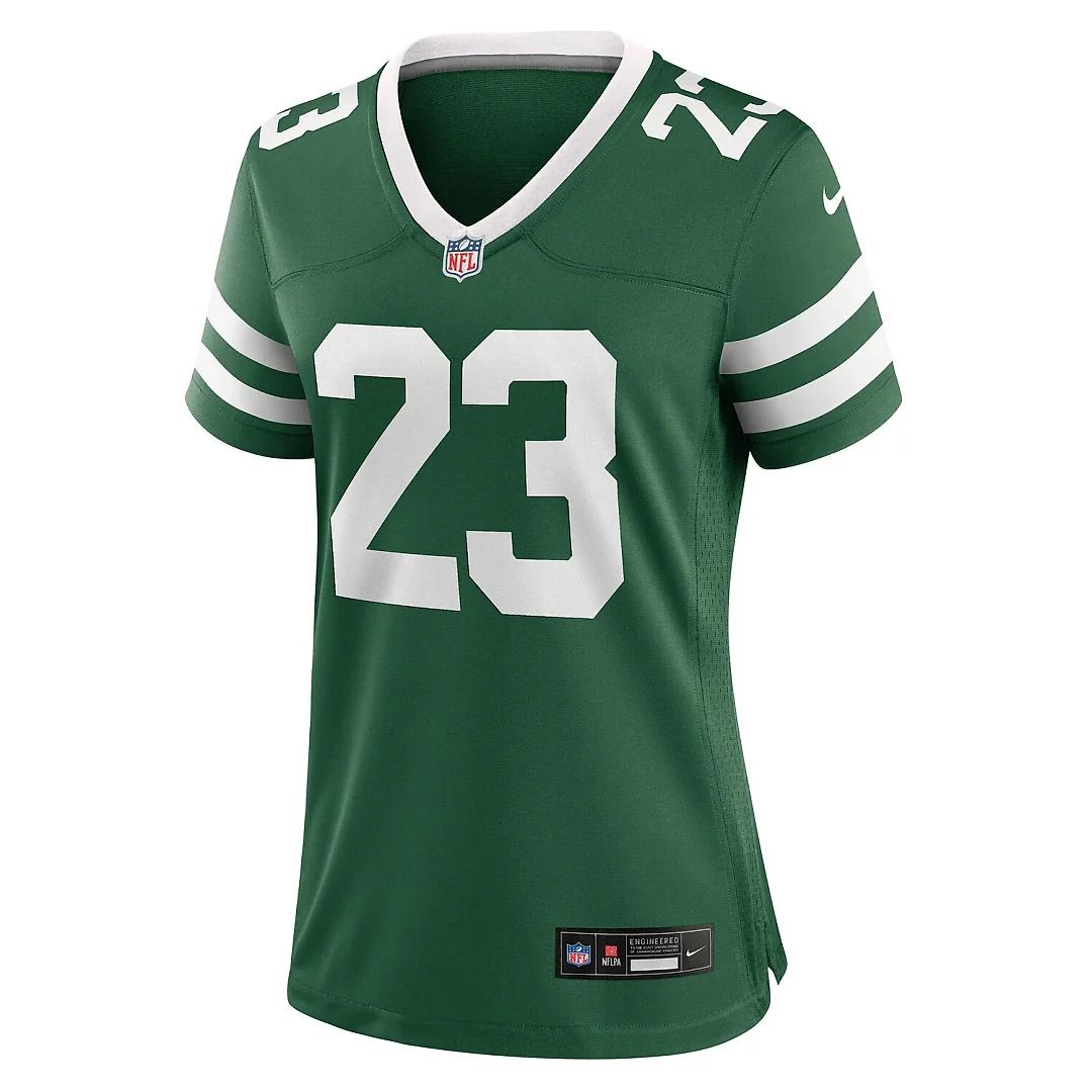 Zennovawear Azareye'h Thomas New York Jets Women's Team Game Jersey - Legacy Green