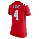 Zennovawear Bailey Zappe New England Patriots Women's Team Game Jersey - Red