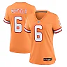 Zennovawear Baker Mayfield Tampa Bay Buccaneers Women's Throwback Game Jersey - Orange