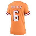 Zennovawear Baker Mayfield Tampa Bay Buccaneers Women's Throwback Game Jersey - Orange