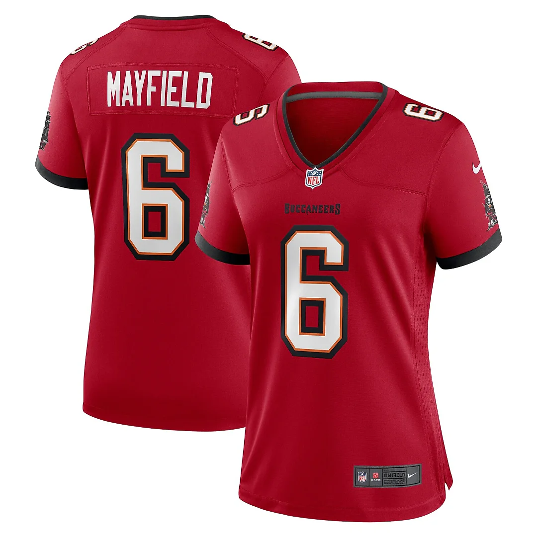 Zennovawear Baker Mayfield Tampa Bay Buccaneers Women's Game Jersey - Red