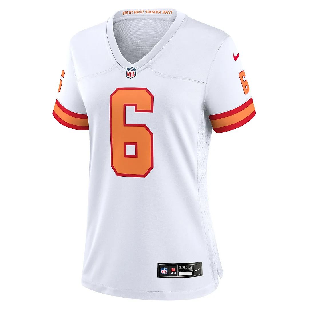 Zennovawear Baker Mayfield '76 Tampa Bay Buccaneers Women's Game Jersey - White