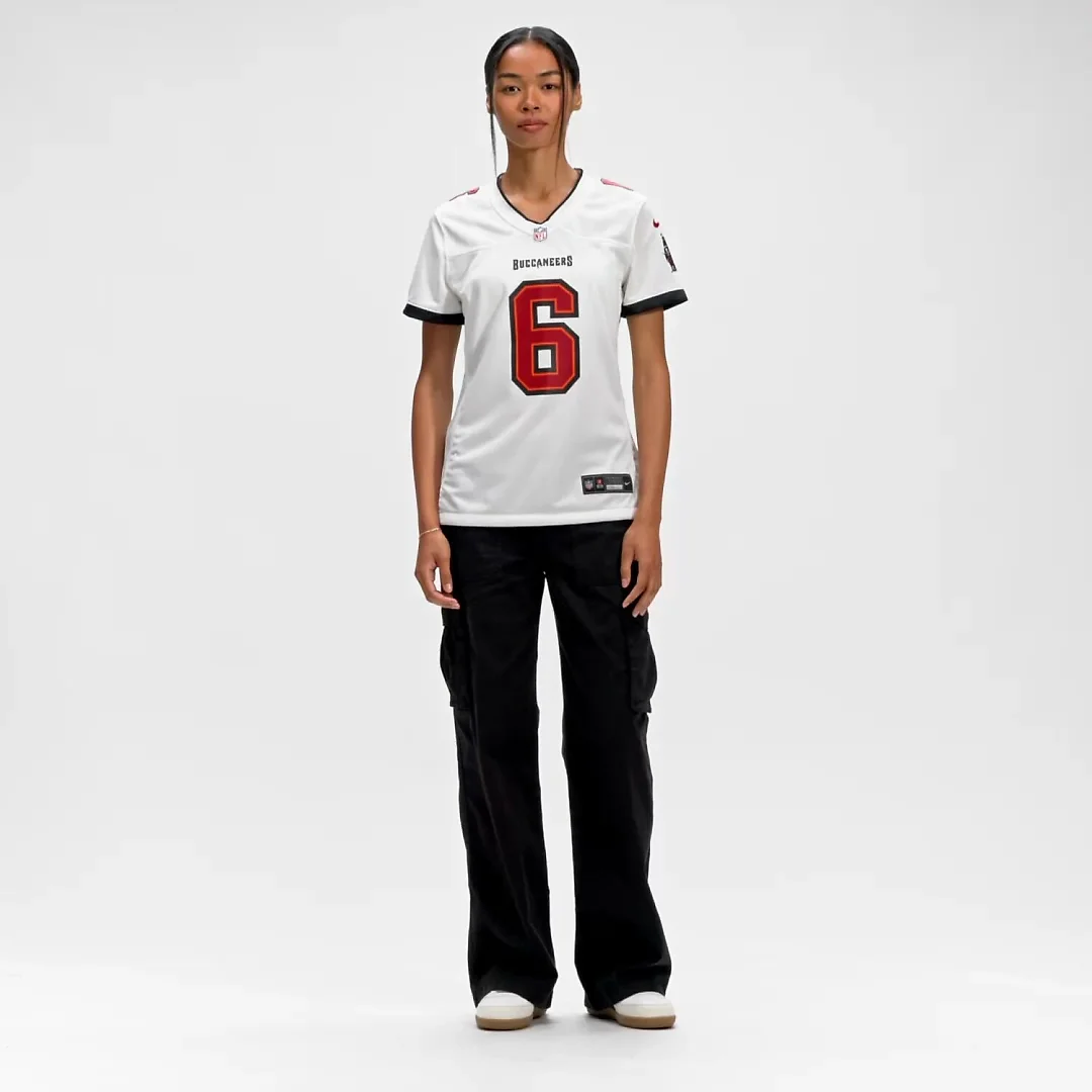 Zennovawear Baker Mayfield Tampa Bay Buccaneers Women's Away Game Jersey - White