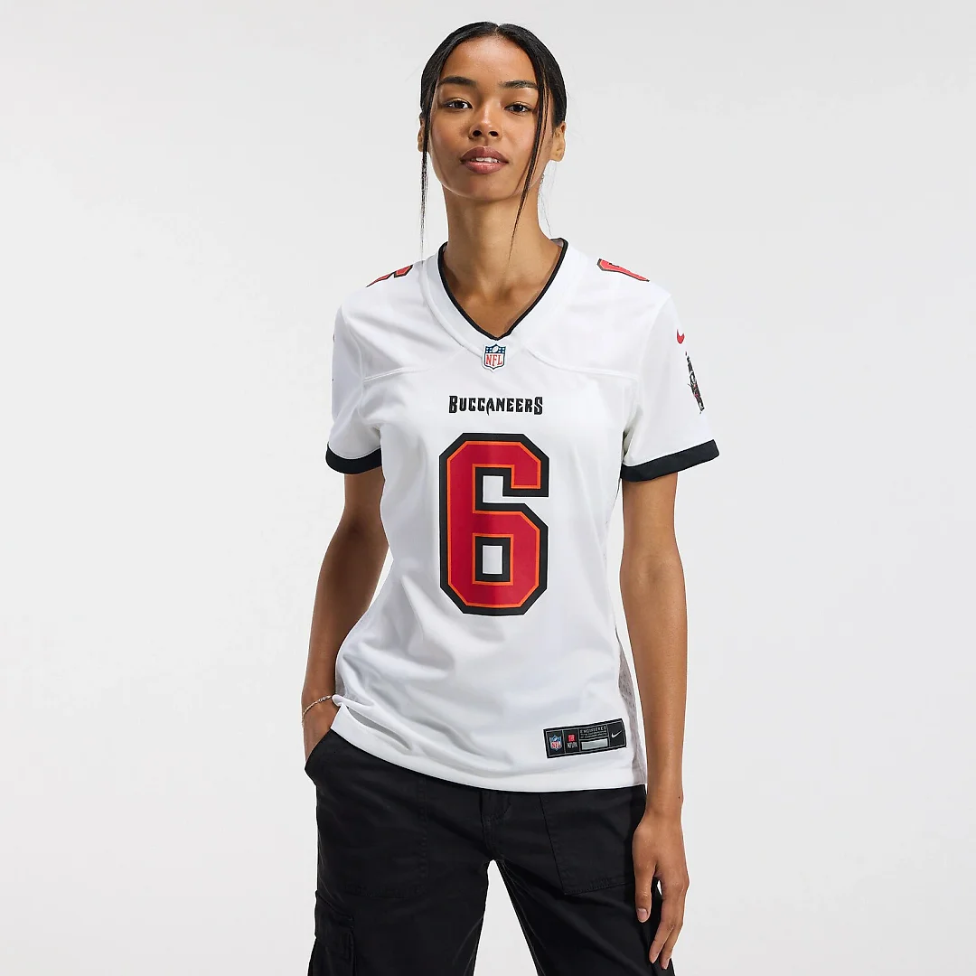 Zennovawear Baker Mayfield Tampa Bay Buccaneers Women's Away Game Jersey - White