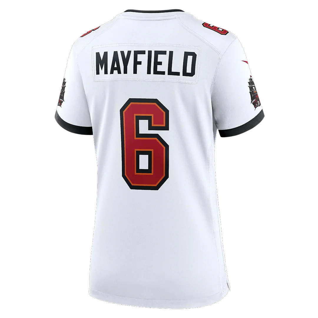 Zennovawear Baker Mayfield Tampa Bay Buccaneers Women's Away Game Jersey - White