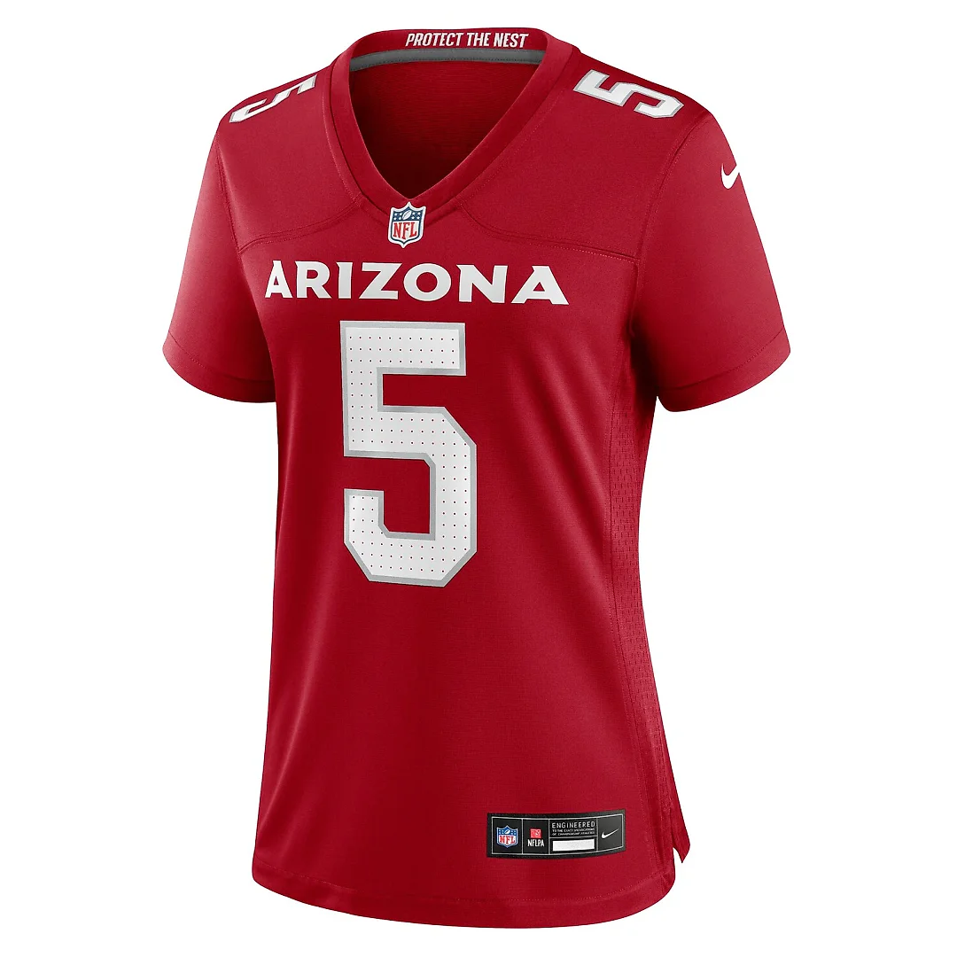 Zennovawear Baron Browning Arizona Cardinals Women's Team Game Jersey - Cardinal