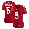 Zennovawear Baron Browning Arizona Cardinals Women's Team Game Jersey - Cardinal