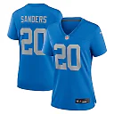 Zennovawear Barry Sanders Detroit Lions Women's Alternate Game Jersey - Blue