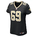 Zennovawear Barry Wesley New Orleans Saints Women's Team Game Jersey - Black