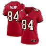 Zennovawear Bauer Sharp Tampa Bay Buccaneers Women's Team Game Jersey - Red