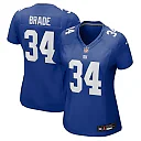 Zennovawear Beau Brade New York Giants Women's Team Game Jersey - Royal