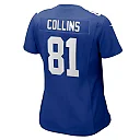 Zennovawear Beaux Collins New York Giants Women's Team Game Jersey - Royal