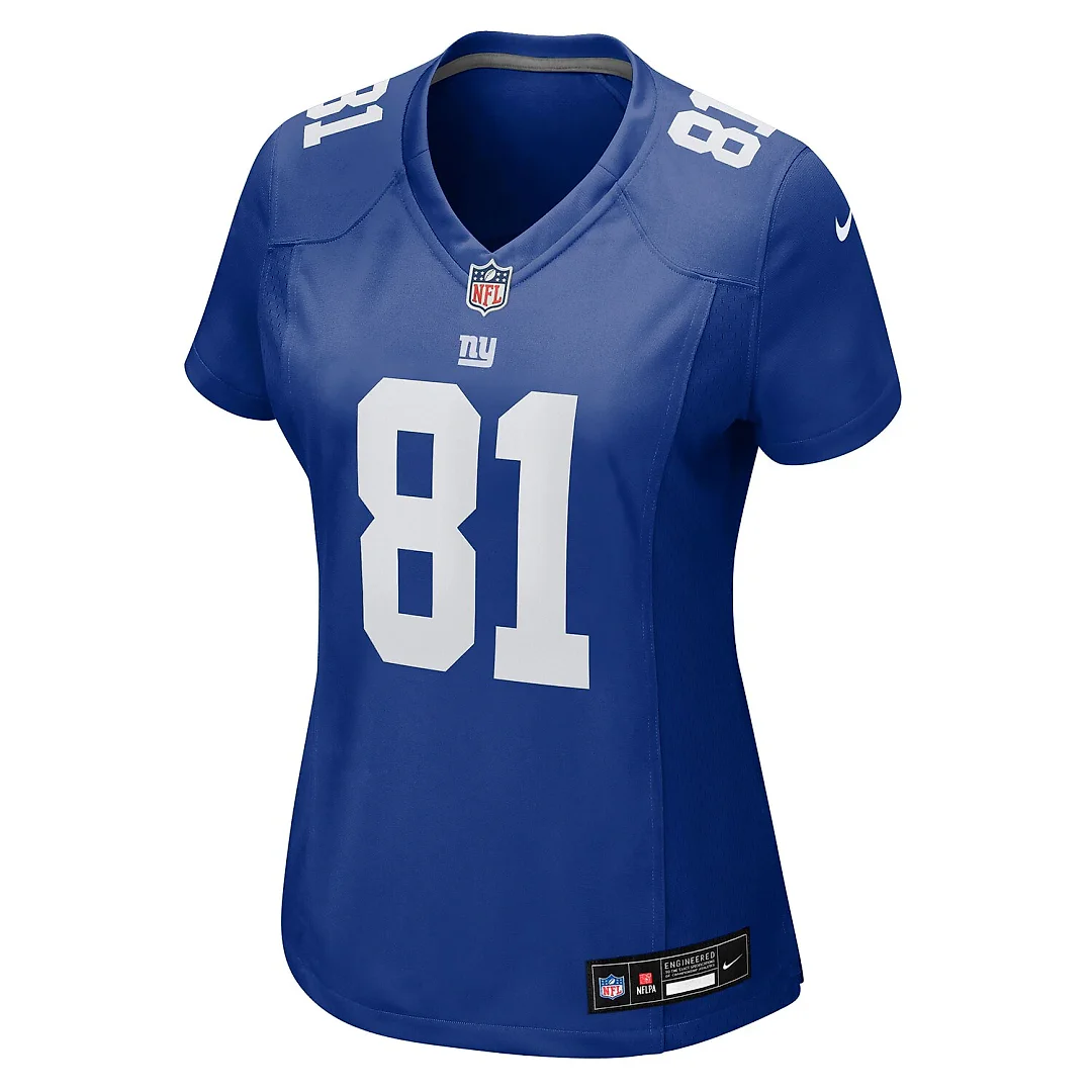 Zennovawear Beaux Collins New York Giants Women's Team Game Jersey - Royal