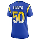 Zennovawear Beaux Limmer Los Angeles Rams Women's Game Jersey - Royal